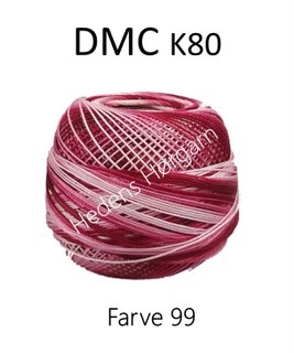 DMC K80 farve 99 Bordeaux multi